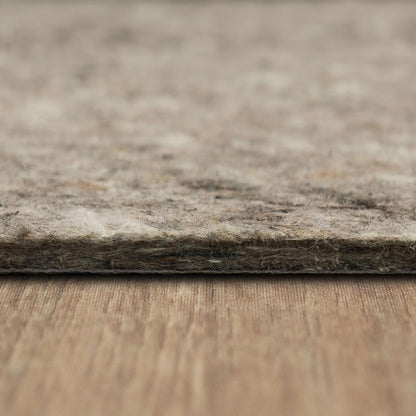 Non Slip Rug Pad 3' x 5'- 1/4" Thick Felt + Latex Rubber Gripper - Dual Surface Cushion for Hardwood, Carpet, Tile Floors, Made in USA - Colors B