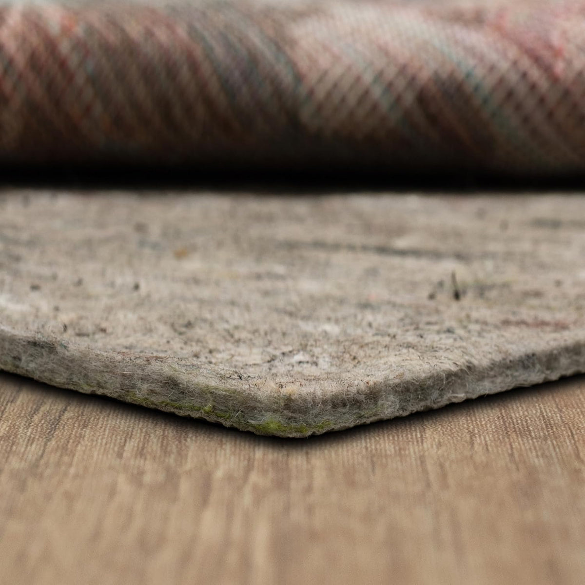 Non Slip Rug Pad 3' x 5'- 1/4" Thick Felt + Latex Rubber Gripper - Dual Surface Cushion for Hardwood, Carpet, Tile Floors, Made in USA - Colors B