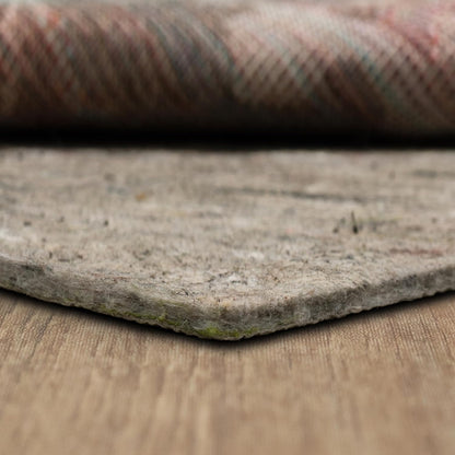 Non Slip Rug Pad 3' x 5'- 1/4" Thick Felt + Latex Rubber Gripper - Dual Surface Cushion for Hardwood, Carpet, Tile Floors, Made in USA - Colors B