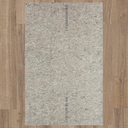 Non Slip Rug Pad 3' x 5'- 1/4" Thick Felt + Latex Rubber Gripper - Dual Surface Cushion for Hardwood, Carpet, Tile Floors, Made in USA - Colors B