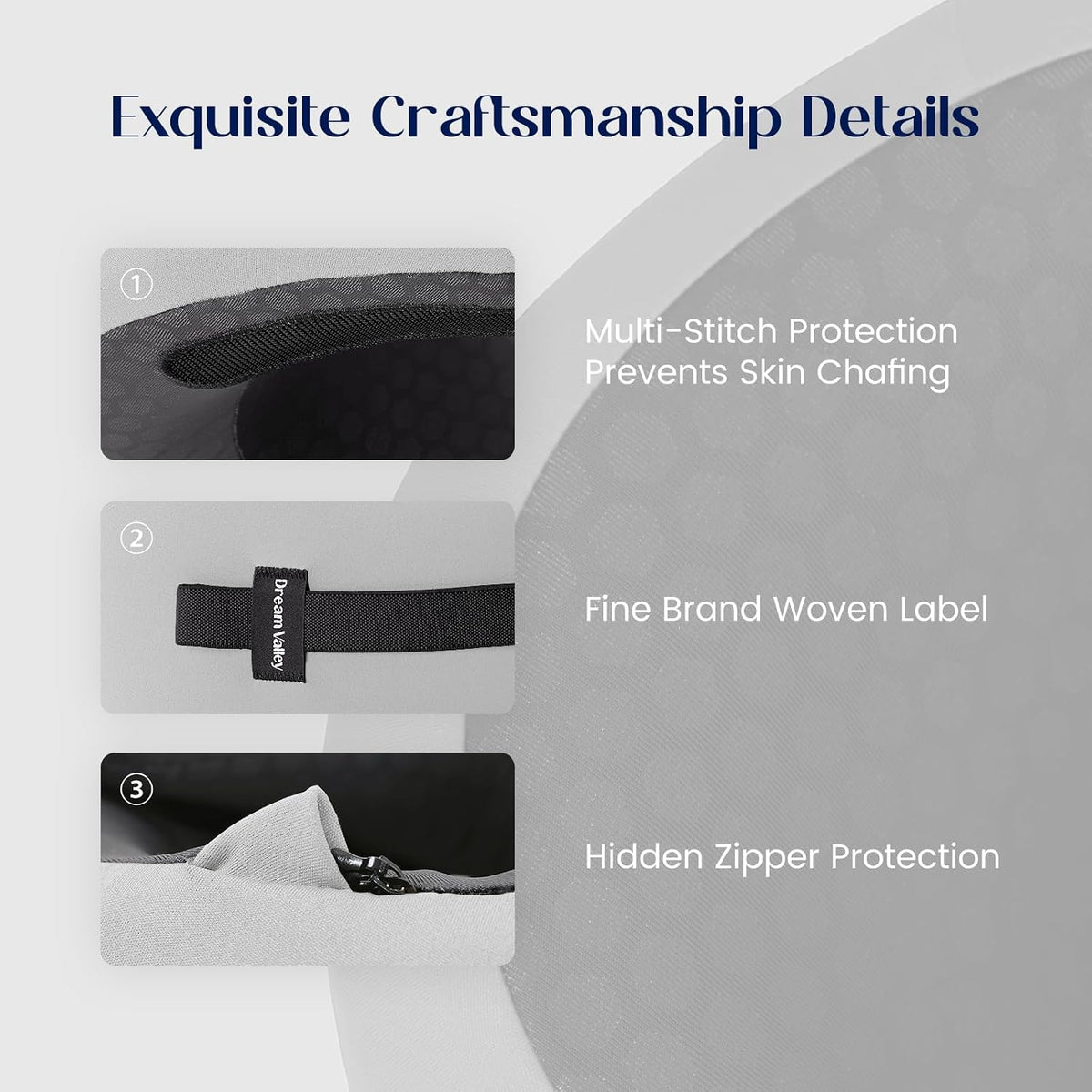 ® Memory Foam Travel Neck Pillow for Airplanes, Charcoal Gray