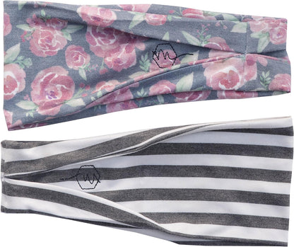 Wide Workout Headbands for Women – Non-Slip Sweatbands for Gym, Running & Yoga