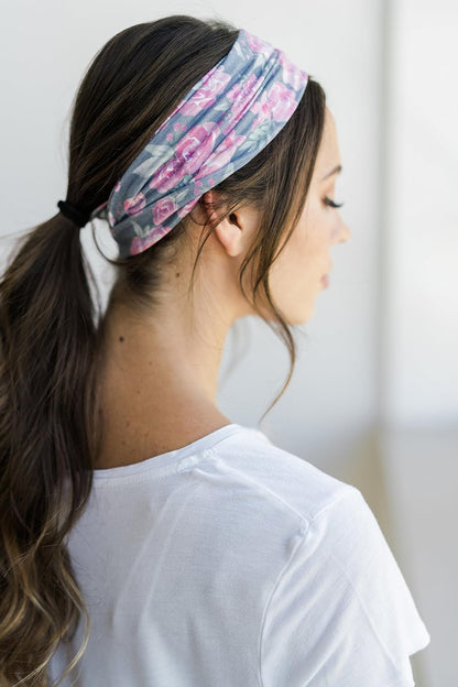 Wide Workout Headbands for Women – Non-Slip Sweatbands for Gym, Running & Yoga