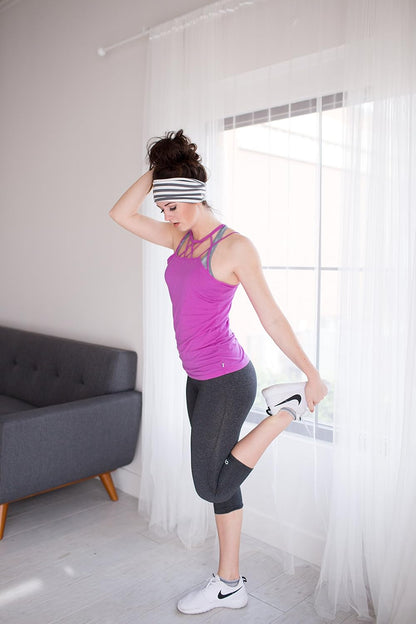 Wide Workout Headbands for Women – Non-Slip Sweatbands for Gym, Running & Yoga