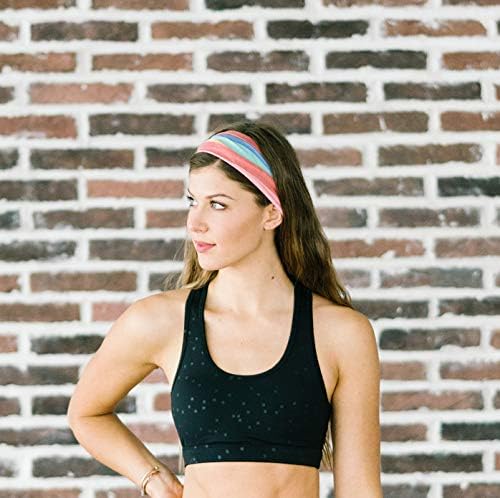 Wide Workout Headbands for Women – Non-Slip Sweatbands for Gym, Running & Yoga