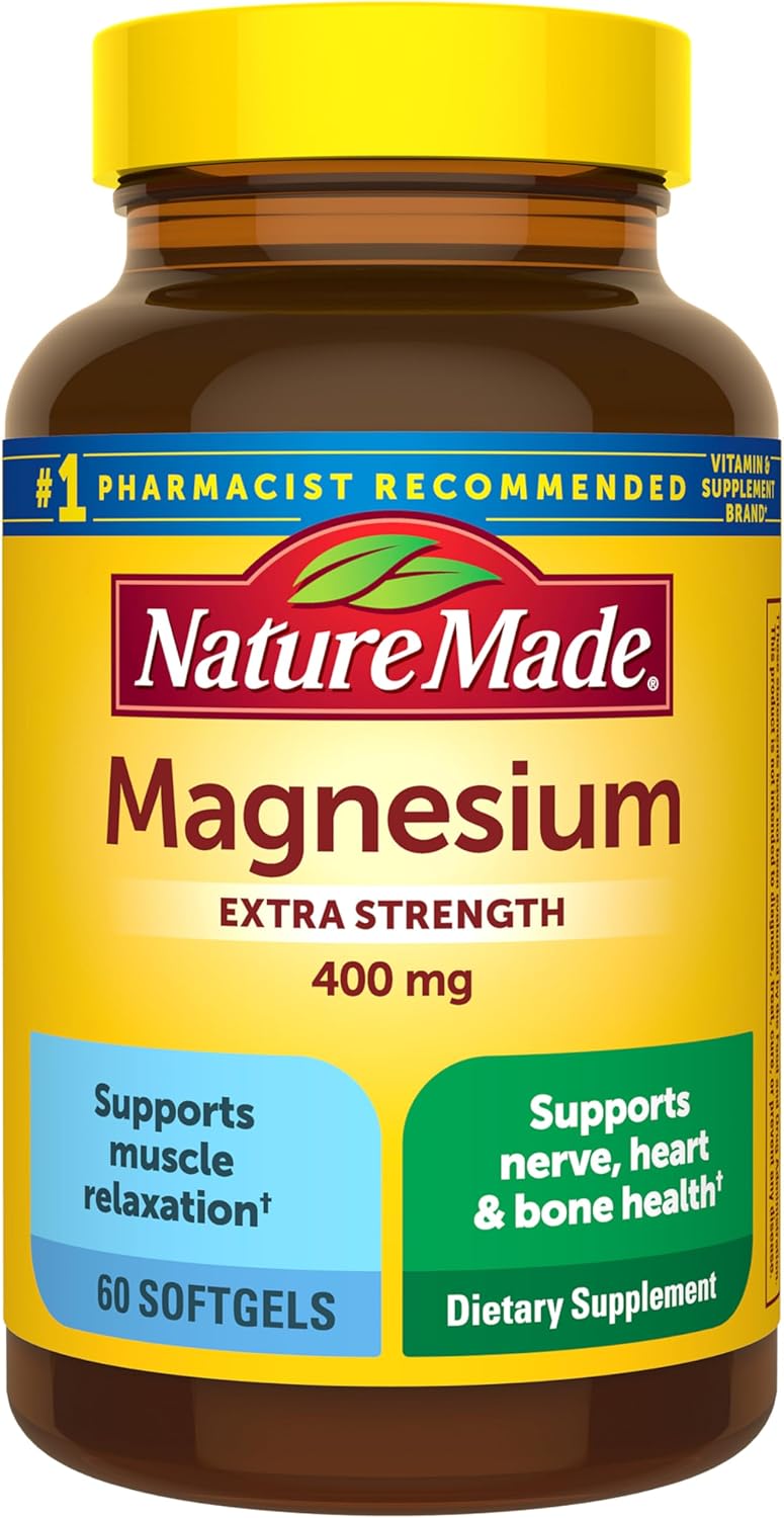 Nature Made Magnesium Oxide Extra Strength 400 mg, 110 Softgels
