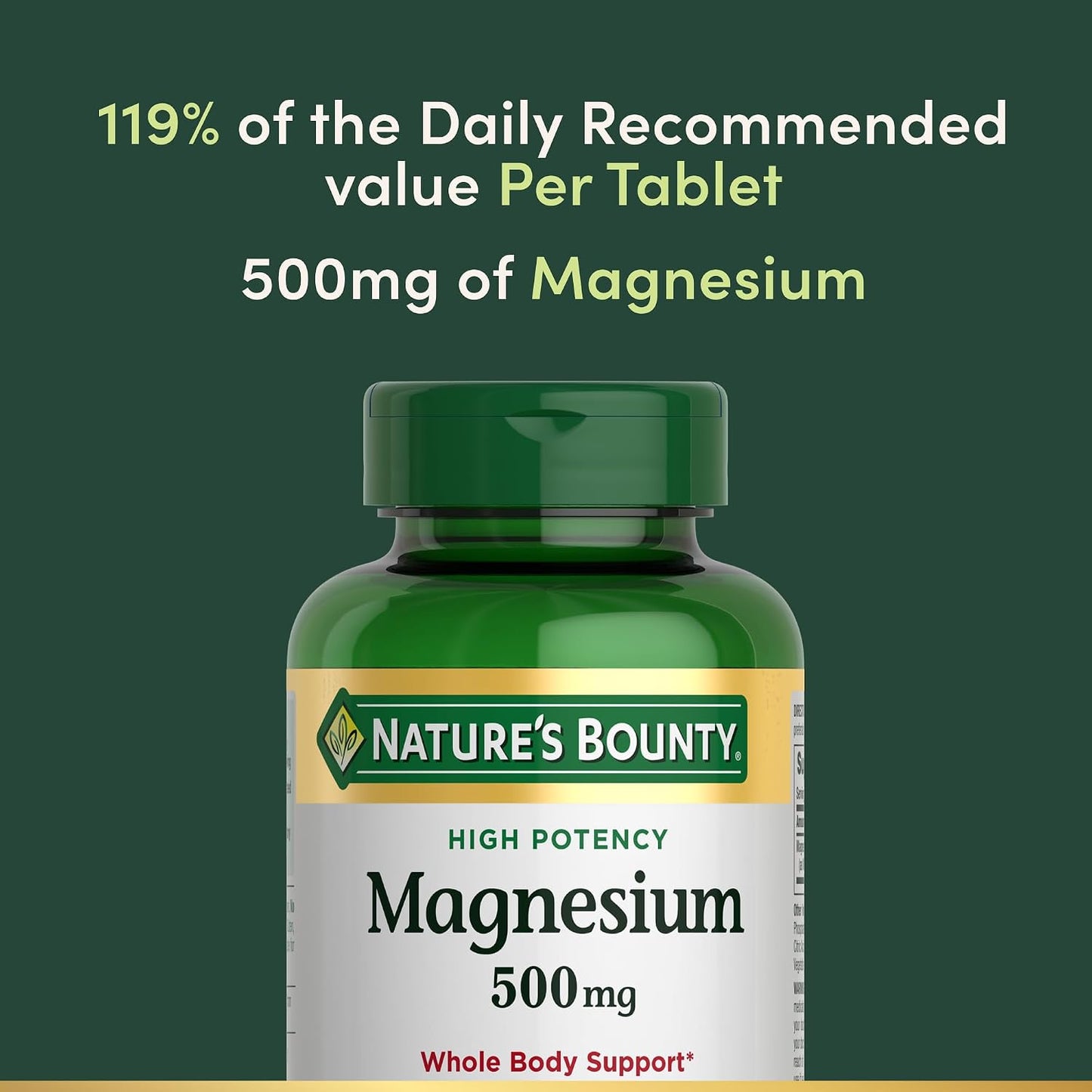 Magnesium 500 mg Tablets (Pack of 1)