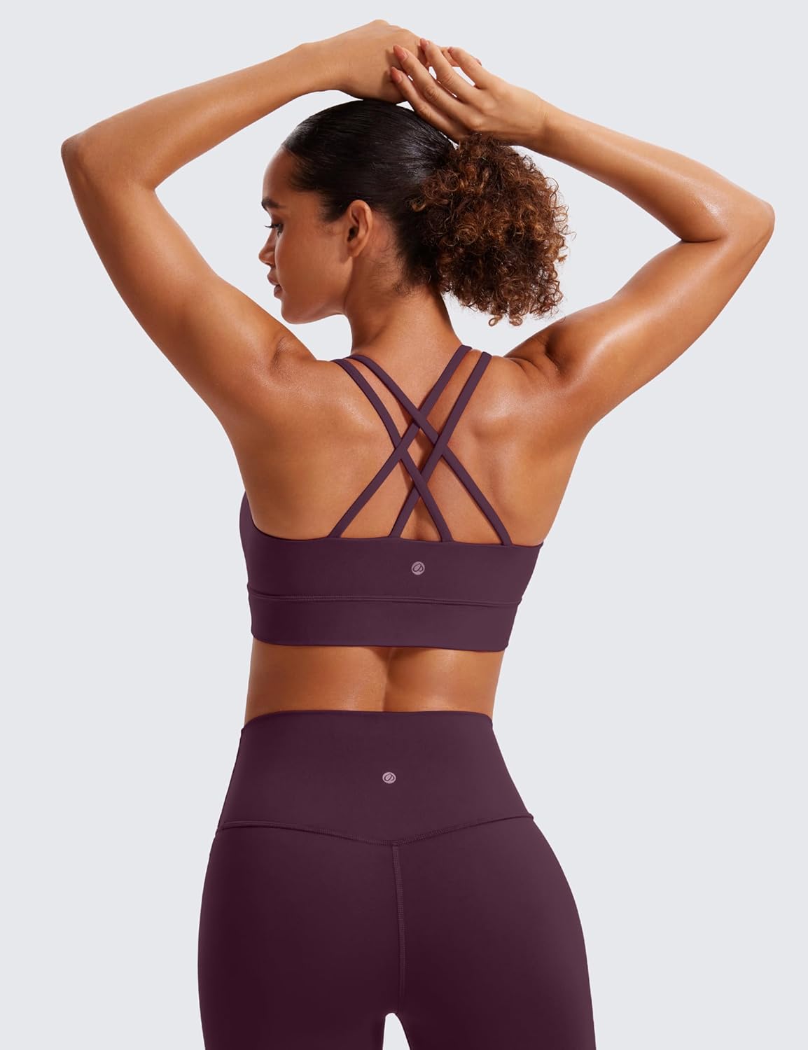 Softness Mold Butterluxe Sports Bras | Molded Cup, Light Support, Yoga, Extremely Soft, Longline, Strappy Back, Scoop Neck, for Women
