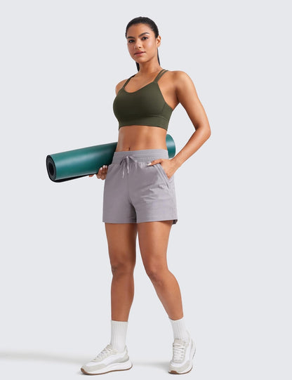 Softness Mold Butterluxe Sports Bras | Molded Cup, Light Support, Yoga, Extremely Soft, Longline, Strappy Back, Scoop Neck, for Women