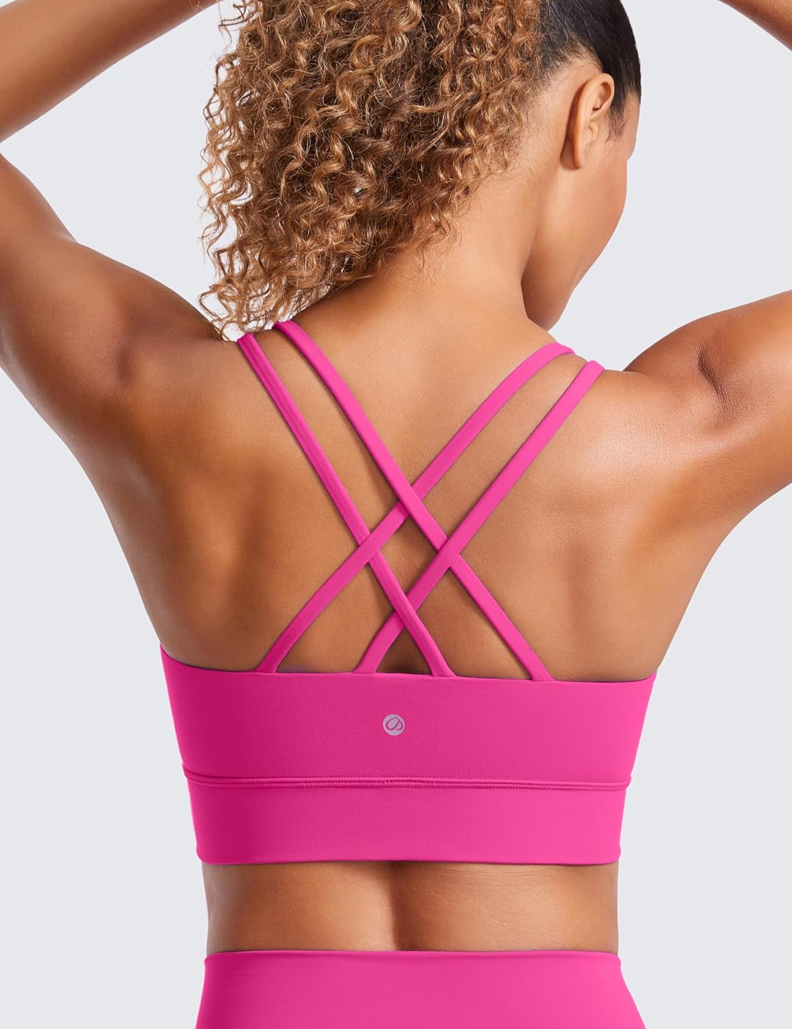 Softness Mold Butterluxe Sports Bras | Molded Cup, Light Support, Yoga, Extremely Soft, Longline, Strappy Back, Scoop Neck, for Women