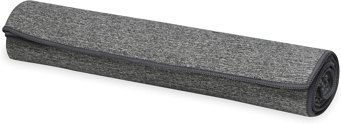 Yoga Towel - Mat Sized Active Dry Non Slip Moisture Wicking Sweat Absorbent Microfiber Hot Yoga Towel for Women & Men | Stay-Put Corner Pockets (70" Long x 26" Wide)