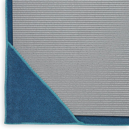 Yoga Towel - Mat Sized Active Dry Non Slip Moisture Wicking Sweat Absorbent Microfiber Hot Yoga Towel for Women & Men | Stay-Put Corner Pockets (70" Long x 26" Wide)