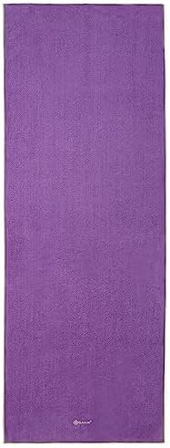 Yoga Towel - Mat Sized Active Dry Non Slip Moisture Wicking Sweat Absorbent Microfiber Hot Yoga Towel for Women & Men | Stay-Put Corner Pockets (70" Long x 26" Wide)
