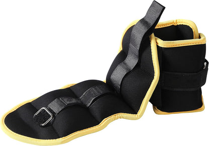 Ankle Weights - Ankle Weight Pair 10 Weight and Bundle Options - 0.5 to 8 lbs. Each (Set of 2) Adjustable Straps – Comfortable, Breathable, Moisture Absorbent Weight Straps for Men and Women
