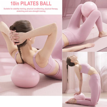 Pilates Equipment, Pilates Kit for Home Workouts, Pilates Essentials Kit for Women, Home Pilates Kit with Pilates Ring and Ball Set, Booty Bands, Figure 8 Resistance Band, Yoga Band