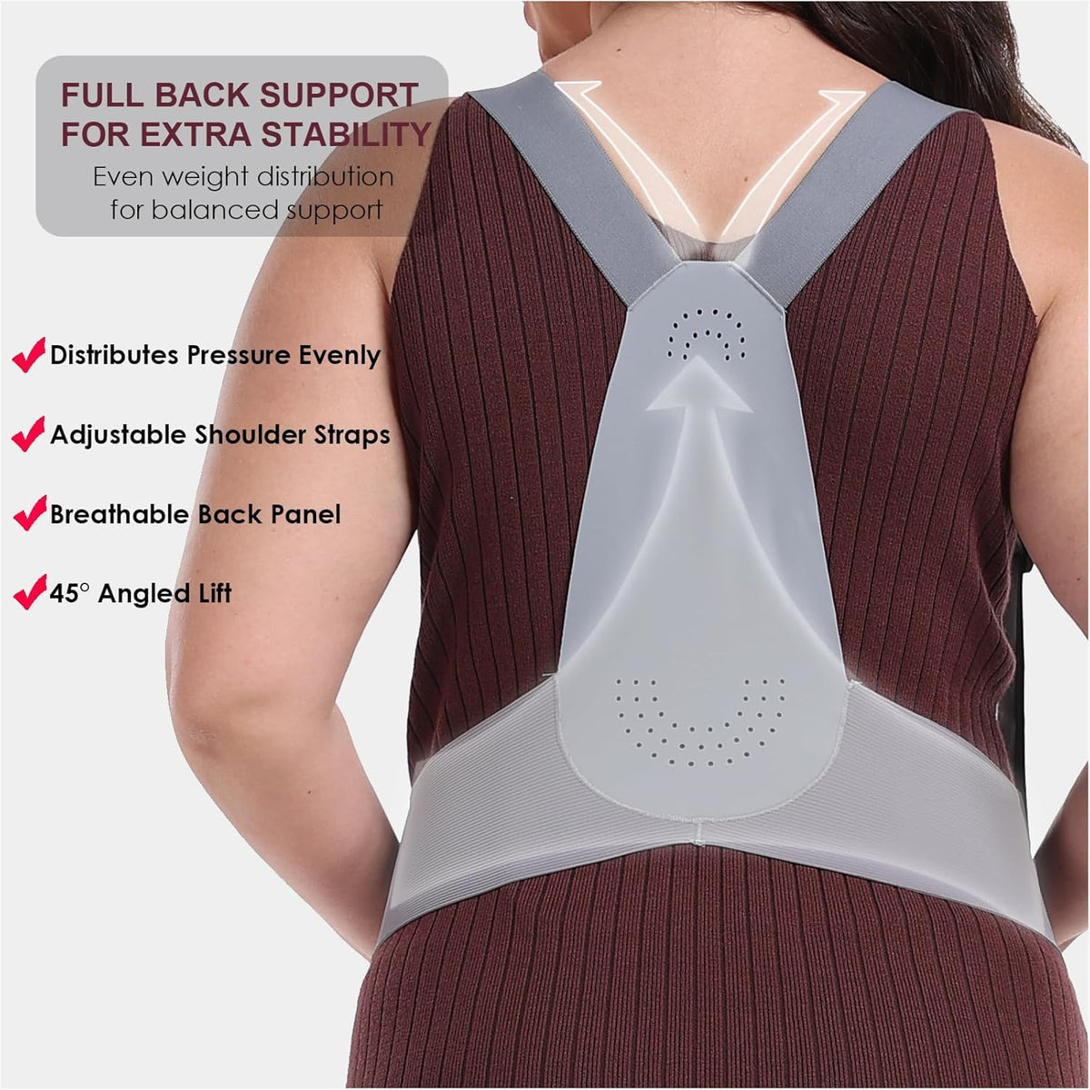 Belly Bands for Pregnant Women with Adjustable Support Brace Straps | Pregnancy Belly Band Maternity Belt for Abdomen, Waist and Back Support (Gray,L)