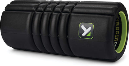 Therapy Grid Travel Foam Roller for Exercise, Deep Tissue Massage and Muscle Recovery (10-Inch)