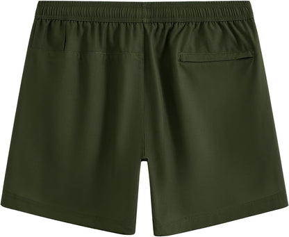 Mens 5" Gym Running Shorts for Men 2 in 1 Quick Dry Workout Athletic Shorts