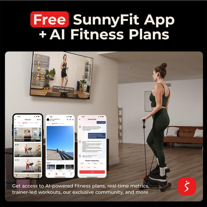 Twist Steppers with Resistance Bands, Compact Mini Stair Step Machines for Low-Impact Home Cardio Workouts