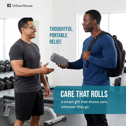 Travel Mini Foam Roller for Deep Tissue Massage - Ultralight Portable Back Roller size 3.5" x 3.5" x 7" for Back Pain Relief, Neck, Legs & Muscle Recovery - Compact Foam Roller for Gym, Office, Travel