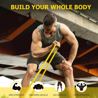 Pull Up Bands, Resistance Bands, Pull Up Assistance Band Exercise Bands for Men & Women Working Out, Body Stretching, Physical Therapy, Muscle Training