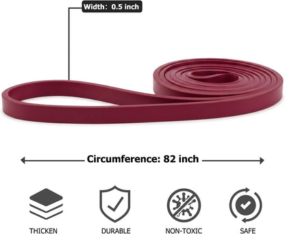 Pull Up Bands, Resistance Bands, Pull Up Assistance Band Exercise Bands for Men & Women Working Out, Body Stretching, Physical Therapy, Muscle Training