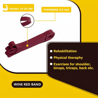 Pull Up Bands, Resistance Bands, Pull Up Assistance Band Exercise Bands for Men & Women Working Out, Body Stretching, Physical Therapy, Muscle Training
