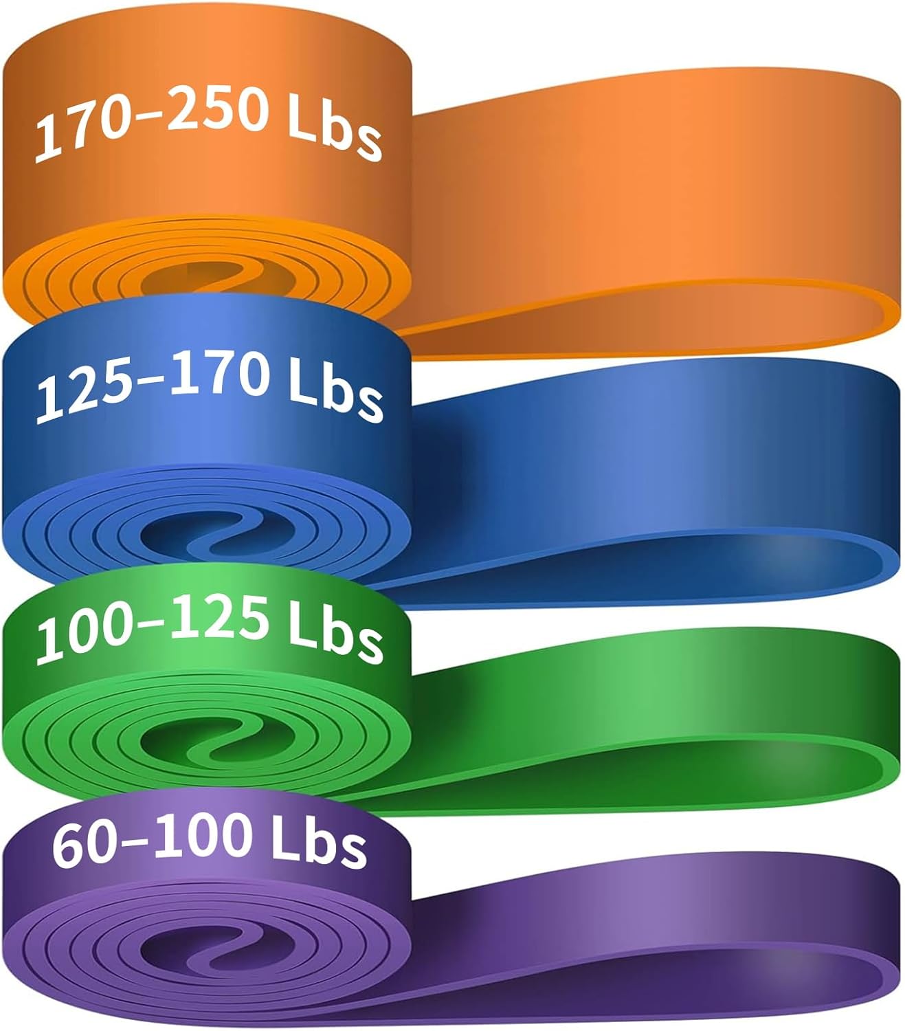 Resistance Band, Pull Up Bands, Pull Up Assistance Bands, Workout Bands, Exercise Bands, Resistance Bands Set for Legs, Working Out, Muscle Training, Physical Therapy, Shape Body, Men Women