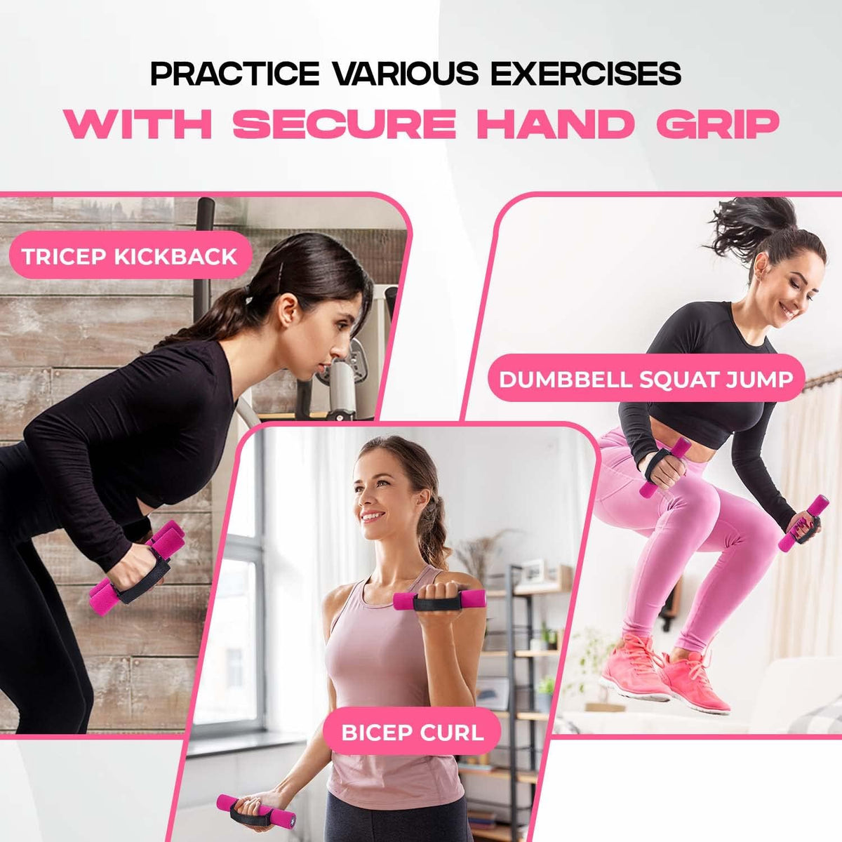 Adjustable Dumbbell Hand Weights Set Of 2 Perfect for Women's Walking or Travel Exercise with Adjustable Straps, Foam Cover, and Color Coded Weight (2lbs, 3lbs or 4lbs), Anti Slip
