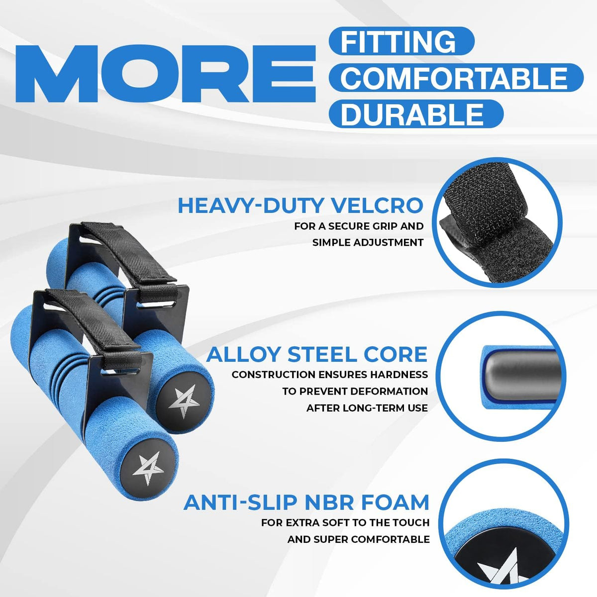 Adjustable Dumbbell Hand Weights Set Of 2 Perfect for Women's Walking or Travel Exercise with Adjustable Straps, Foam Cover, and Color Coded Weight (2lbs, 3lbs or 4lbs), Anti Slip