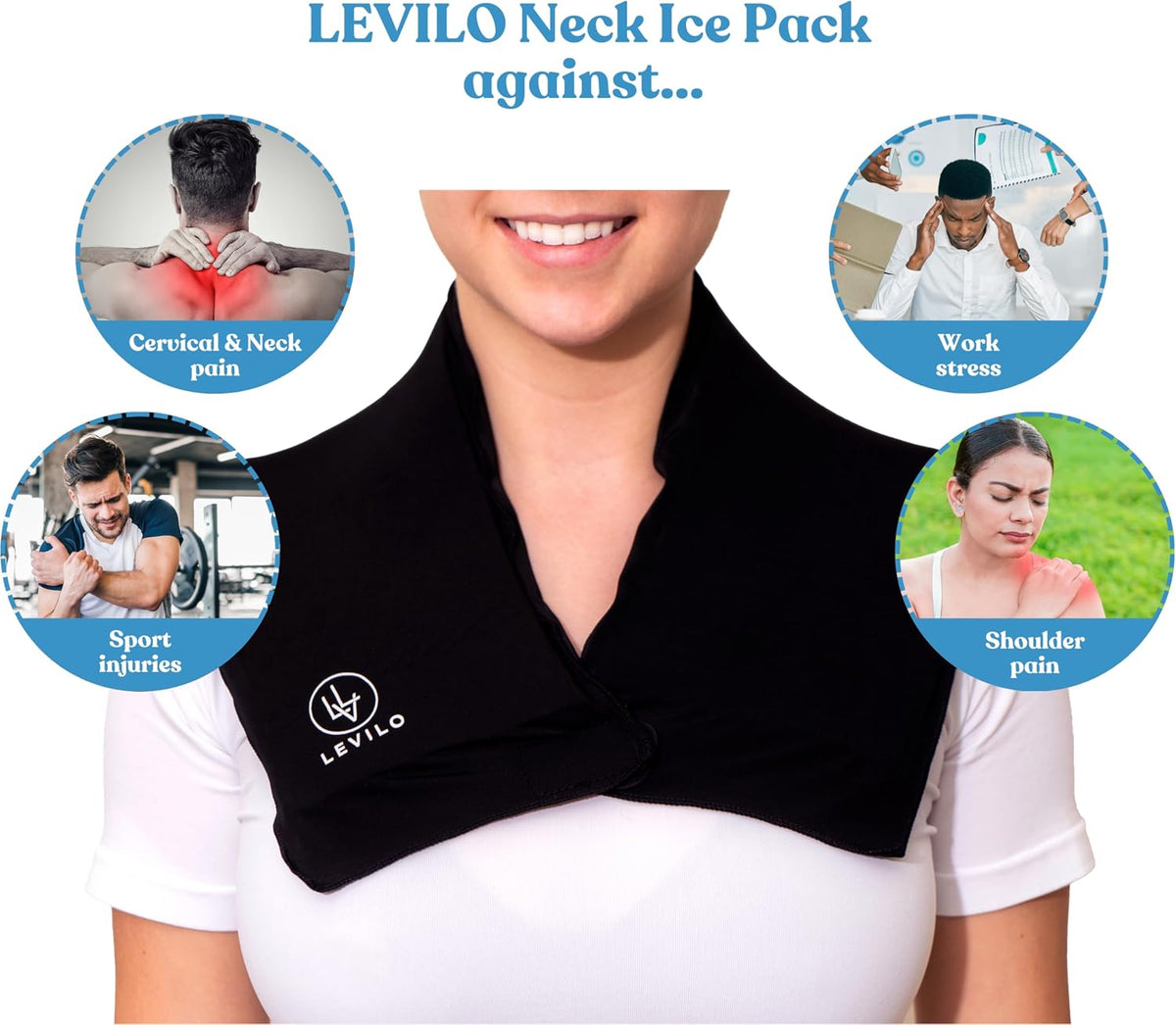 Ice Pack for Neck and Shoulders – Hot & Cold Therapy – Neck Ice Pack