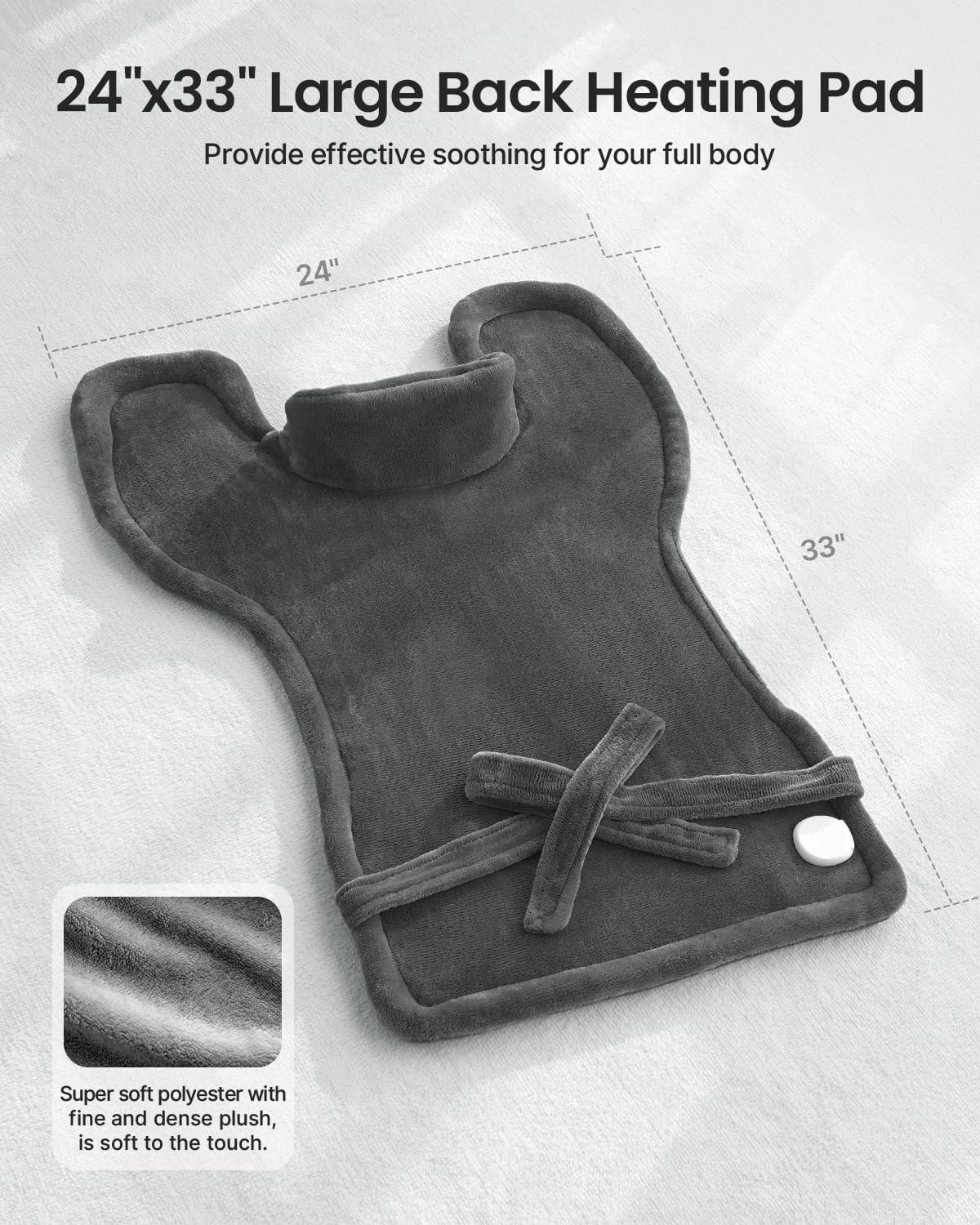 Heating Pad for Back, Gift for Women & Men, FSA Eligible HSA