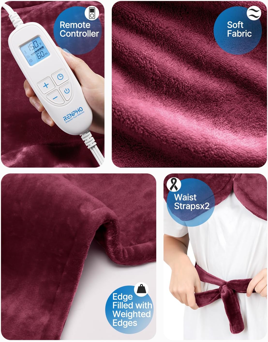 Heating Pad for Back, Gift for Women & Men, FSA Eligible HSA