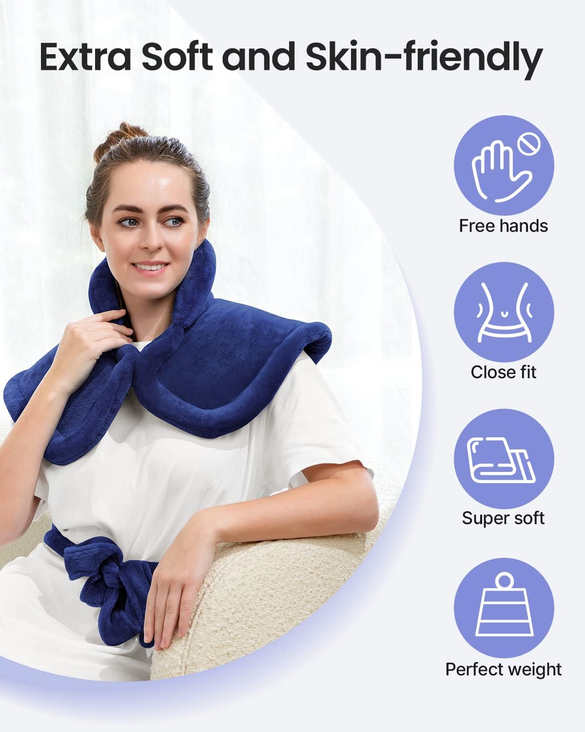 Heating Pad for Back, Gift for Women & Men, FSA Eligible HSA