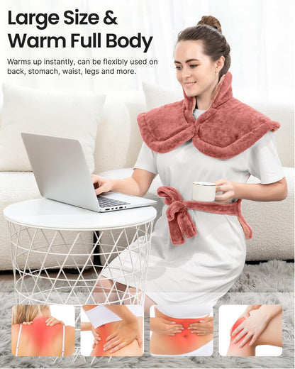 Heating Pad for Back, Gift for Women & Men, FSA Eligible HSA