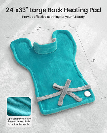 Heating Pad for Back, Gift for Women & Men, FSA Eligible HSA