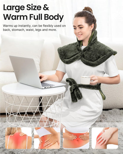 Heating Pad for Back, Gift for Women & Men, FSA Eligible HSA