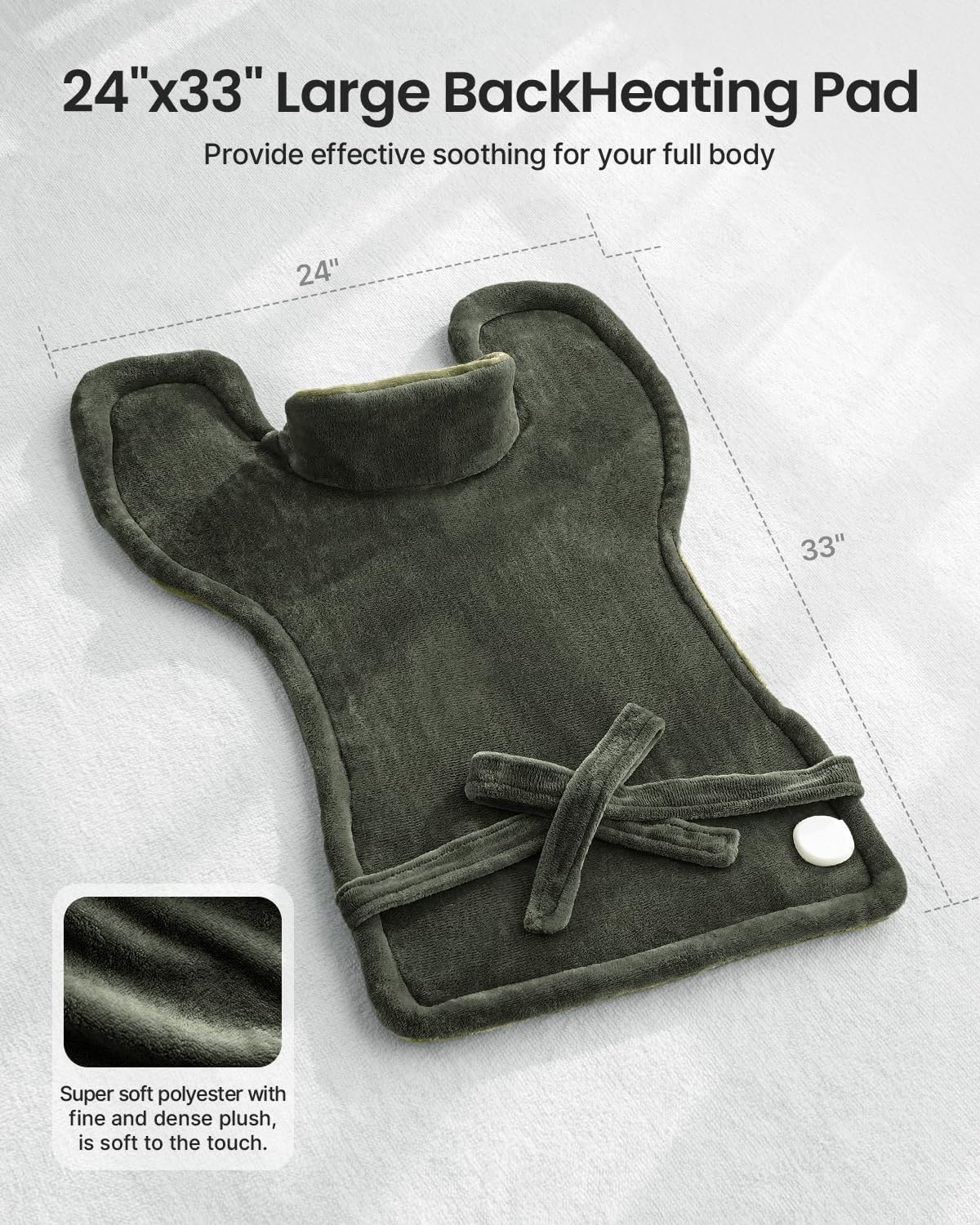 Heating Pad for Back, Gift for Women & Men, FSA Eligible HSA