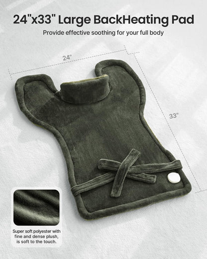 Heating Pad for Back, Gift for Women & Men, FSA Eligible HSA