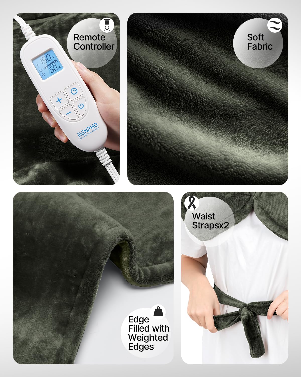 Heating Pad for Back, Gift for Women & Men, FSA Eligible HSA