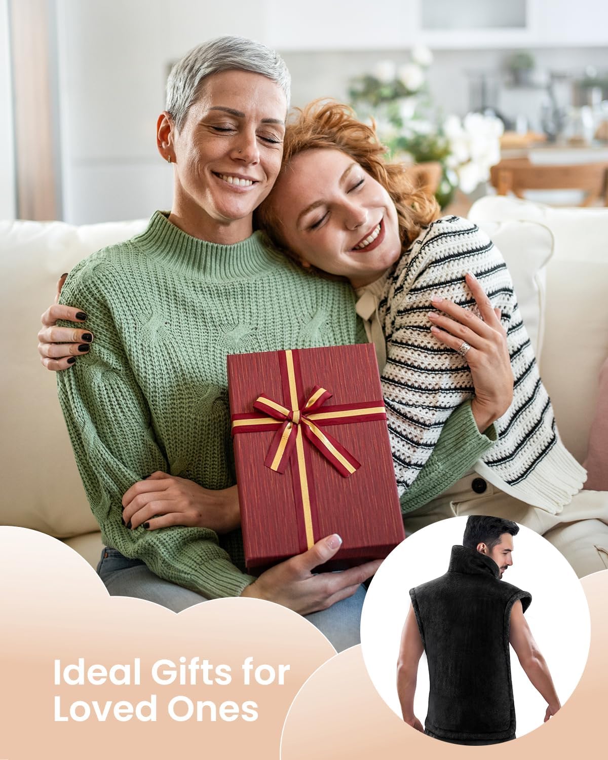 Heating Pad for Back, Gift for Women & Men, FSA Eligible HSA