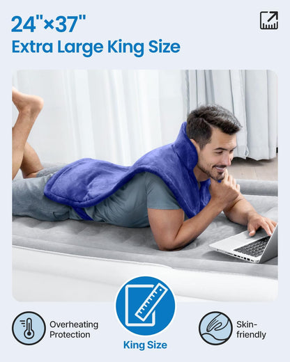 Heating Pad for Back, Gift for Women & Men, FSA Eligible HSA