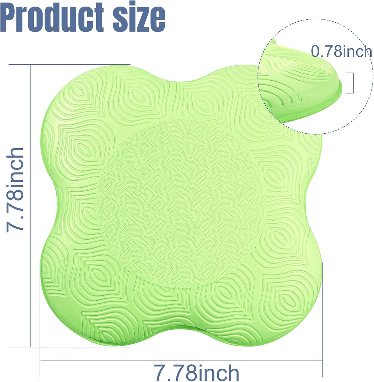 Yoga Knee Pads 2 Pack, Foam Kneeling Cushions - Non-Slip Pilates Knee Pad Cushion & Wrist Support - Portable Workout Knee Pads for Meditation, Kneeling, Balance, Floor, Pilates,Yoga