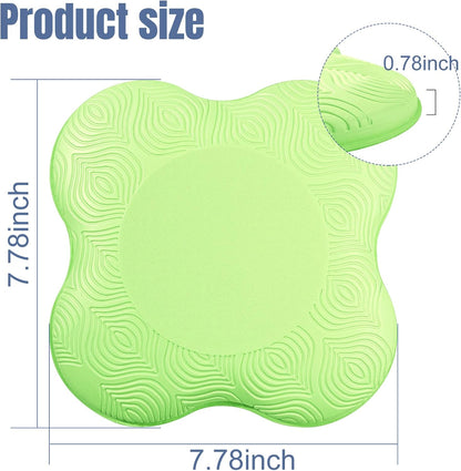 Yoga Knee Pads 2 Pack, Foam Kneeling Cushions - Non-Slip Pilates Knee Pad Cushion & Wrist Support - Portable Workout Knee Pads for Meditation, Kneeling, Balance, Floor, Pilates,Yoga