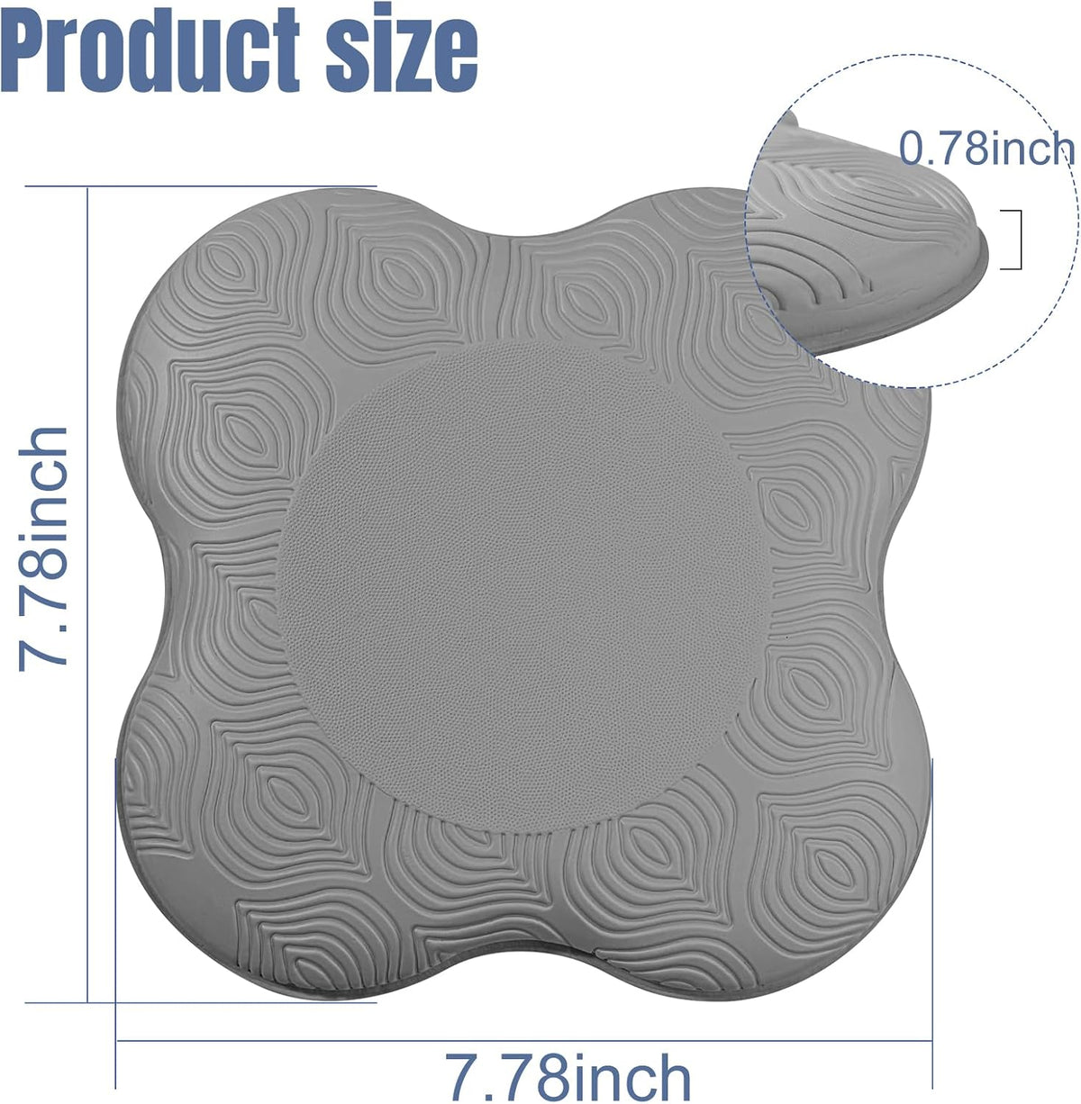 Yoga Knee Pads 2 Pack, Foam Kneeling Cushions - Non-Slip Pilates Knee Pad Cushion & Wrist Support - Portable Workout Knee Pads for Meditation, Kneeling, Balance, Floor, Pilates,Yoga