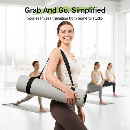Slim Panda Yoga Mat Straps for Carrying, Adjustable Yoga Mat Carrier Sling Fits All Mats(Mat Not Included)