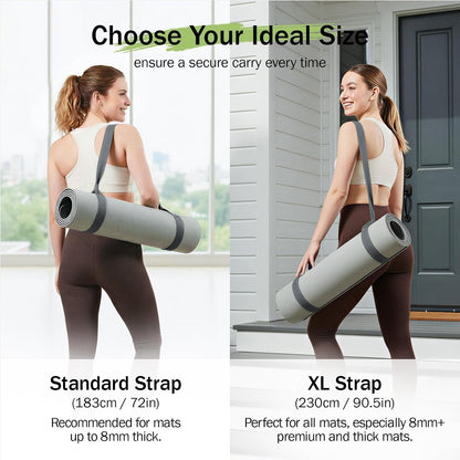 Slim Panda Yoga Mat Straps for Carrying, Adjustable Yoga Mat Carrier Sling Fits All Mats(Mat Not Included)