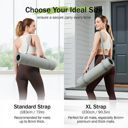 Slim Panda Yoga Mat Straps for Carrying, Adjustable Yoga Mat Carrier Sling Fits All Mats(Mat Not Included)