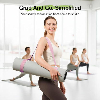 Slim Panda Yoga Mat Straps for Carrying, Adjustable Yoga Mat Carrier Sling Fits All Mats(Mat Not Included)