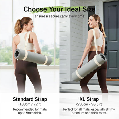Slim Panda Yoga Mat Straps for Carrying, Adjustable Yoga Mat Carrier Sling Fits All Mats(Mat Not Included)